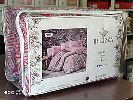 Одеяло фланелове півторне 155 на 215 см Beliza Туреччина Arrigo bordo