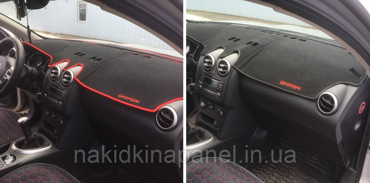 Накидка на панель приладів NISSAN Qashqai (1 пок., J10, ) 2007-2013