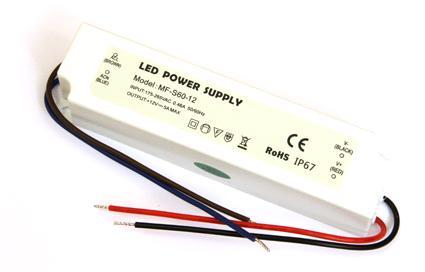 Блок живлення 12V 60W (5A) IP67 PL