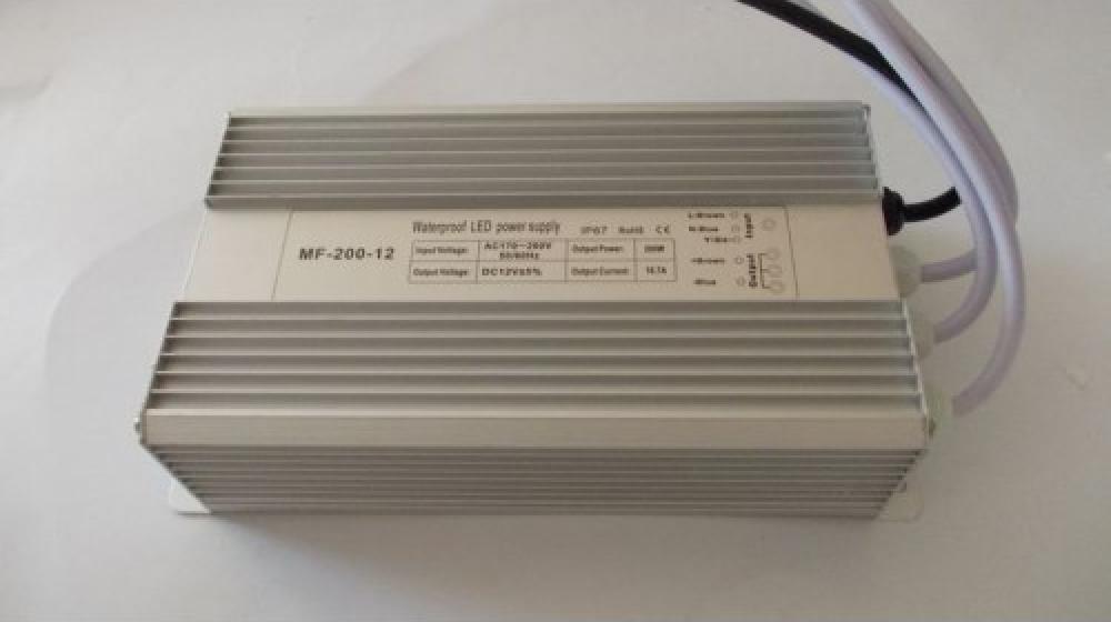 Блок живлення 12V 200W (16A) IP67 MET