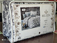 Одеяло фланелевое полуторное 155 на 215 см Belizza Турция Aurora gri