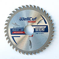 Пила дискова з твердосплавною напайкою WellCut standard 115х22 40Т