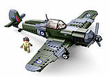Конструктор SLUBAN M38-B0712 Винищувачів Spitfire, 290 деталей, фігурка 1, фото 3
