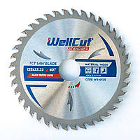 Пила дискова з твердосплавною напайкою WellCut standard 125х22 40Т