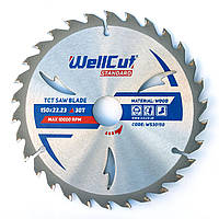 Пила дискова з твердосплавною напайкою WellCut standard 150х22 30Т