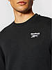 Світшот чорний REEBOK Sweatshirt  чоловічий, Спортивна кофта, Толстовка з логотипом Рібок, Светр Пуловер чоловічий, фото 7