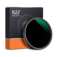 Нейтрально-серый светофильтр K&F Concept с переменной плотностью 46 мм ND8 - ND2000