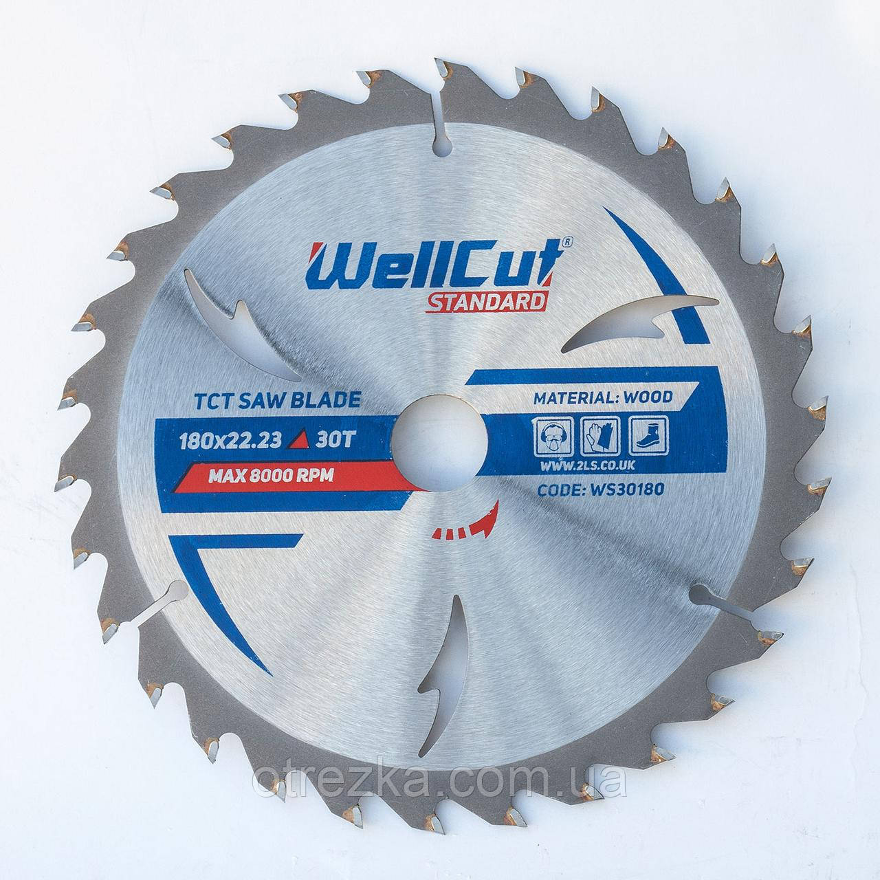 Пила дискова з твердосплавною напайкою WellCut standard 180х22 30Т