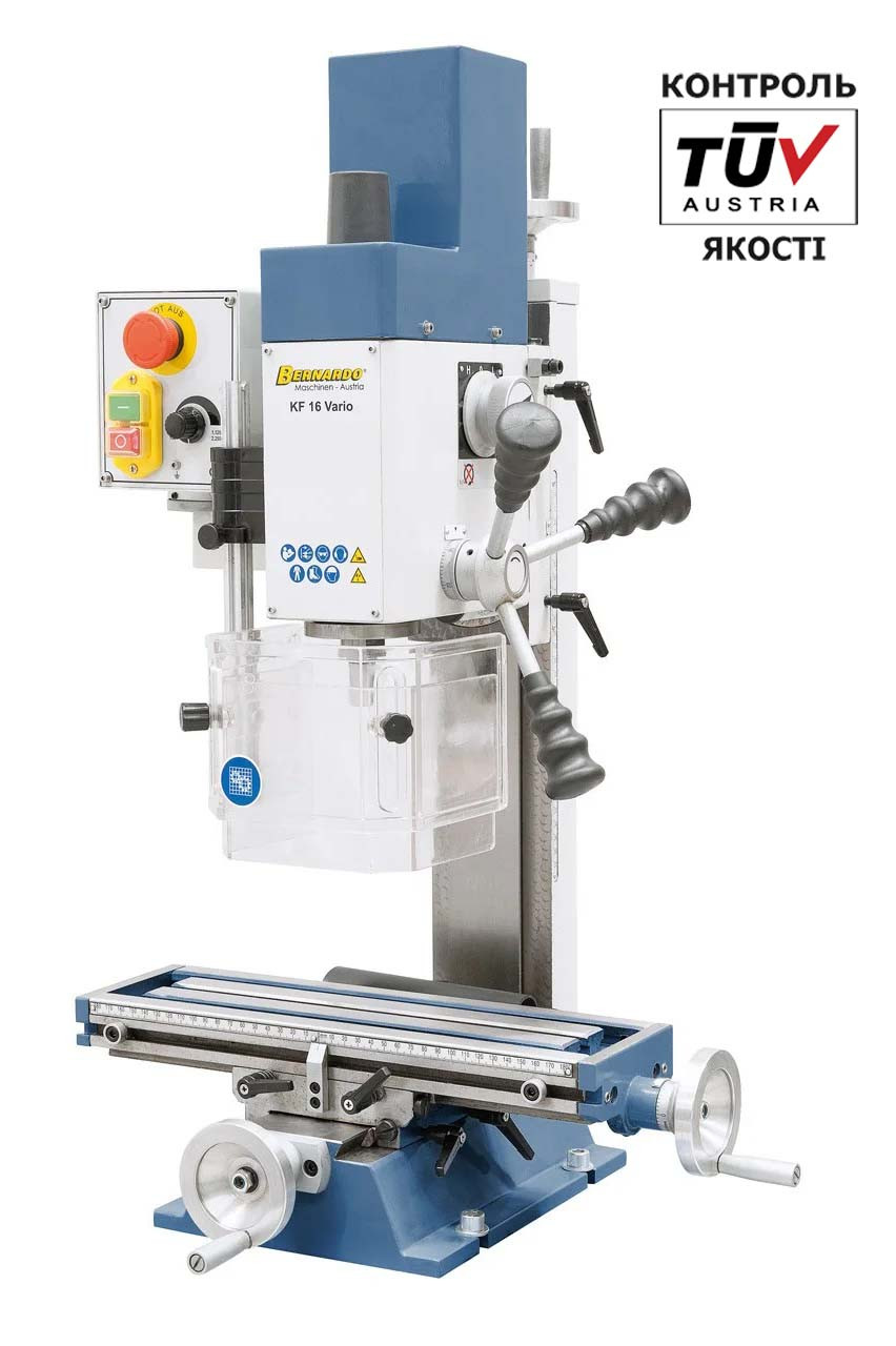 KF 16 Vario Свердлильно-фрезерний верстат Bernardo | Настільний фрезерний верстат
