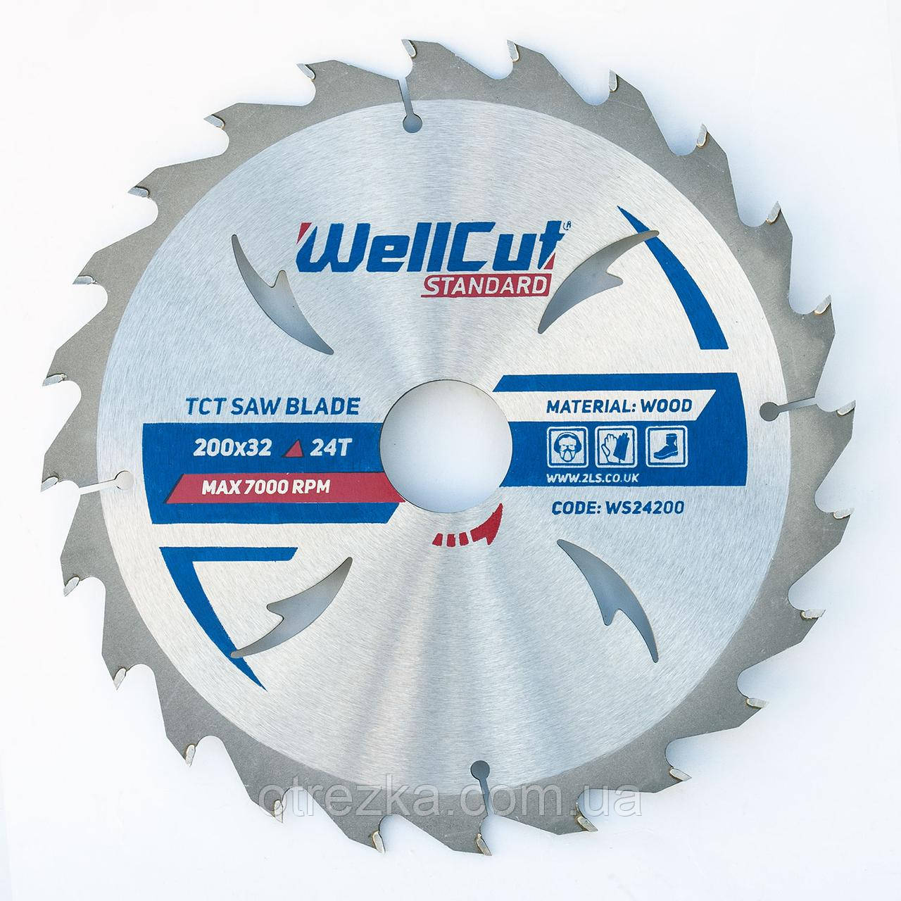 Пила дискова з твердосплавною напайкою WellCut standard 200х32 24Т