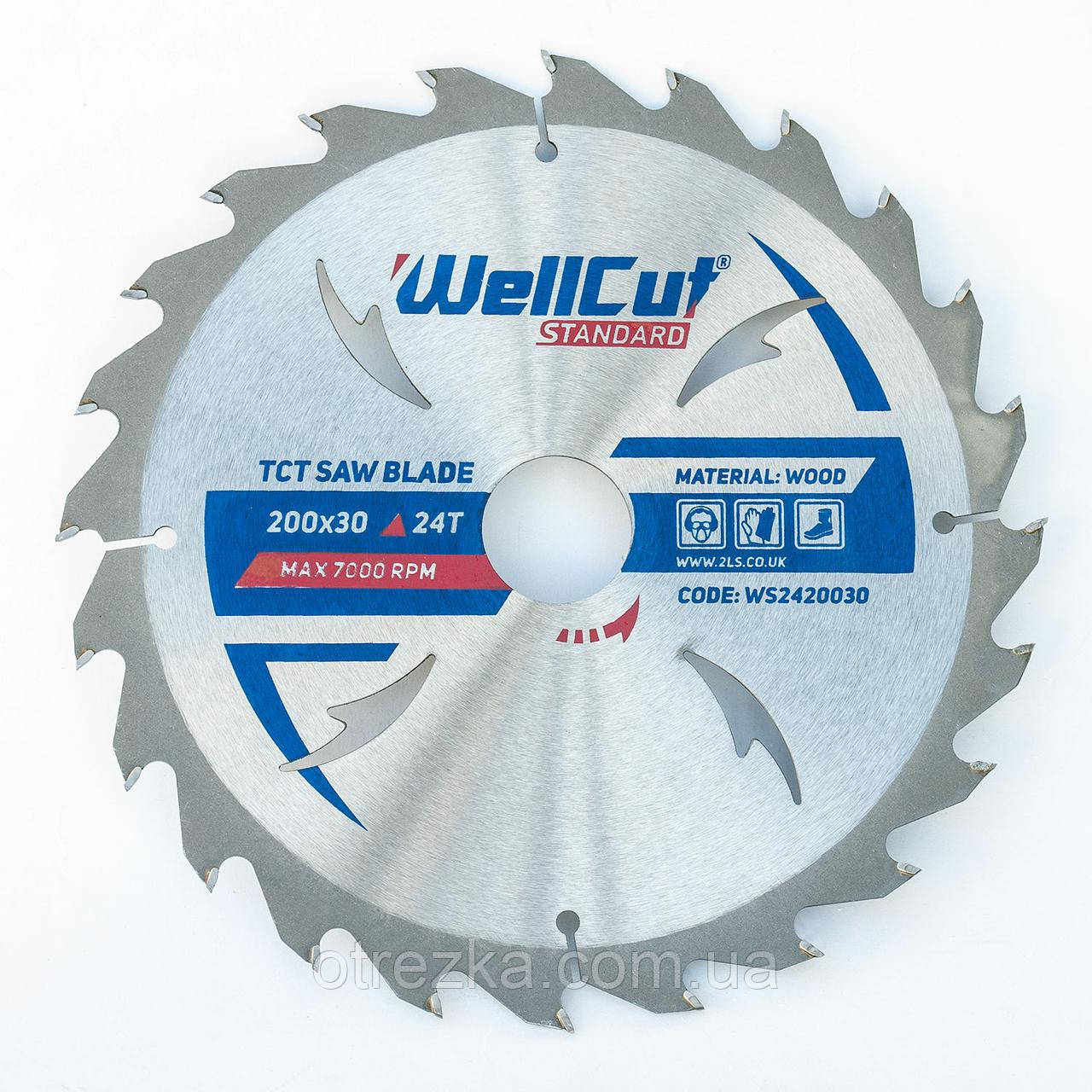 Пила дискова з твердосплавною напайкою WellCut standard 200х30 24Т