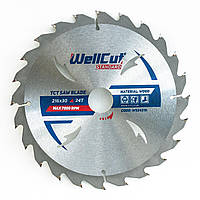 Пила дискова з твердосплавною напайкою WellCut standard 216х30 24Т
