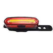 Велоліхтар AQY-096-COB (red+white), Li-Ion акум., ЗП microUSB, фото 2