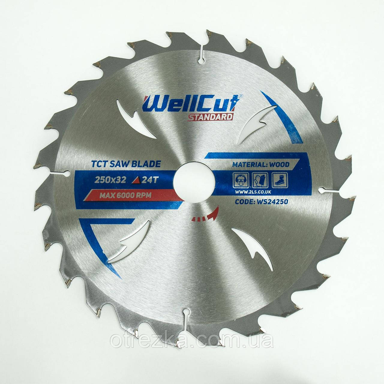 Пила дискова з твердосплавною напайкою WellCut standard 250х32 24Т