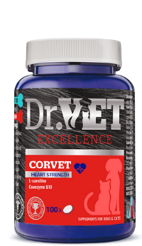 Витаминно-минеральная добавка Dr.Vet Corvet Корвет для собак и кошек 100 таблеток - фото 1 - id-p1465421673