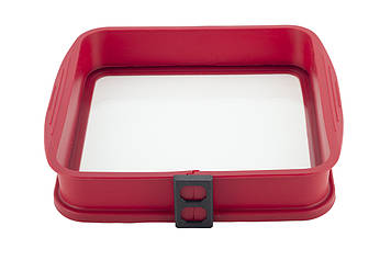 Форма силіконова Kamille KM-7759 кругла 26*7см зі скляним дном