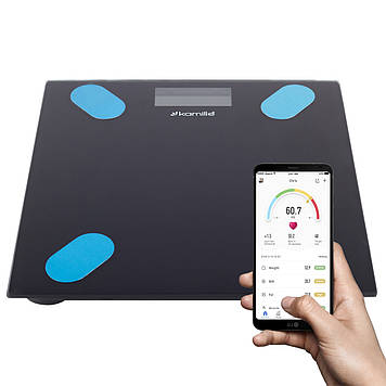 Ваги Smart підлогові Kamille KM-7111 електронні 28см