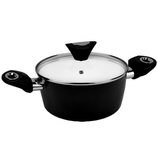 Каструля Kamille KM-4212С 4.0 л з керамічним покриттям, з кришкою, фото 1