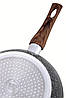 Сотейник Kamille KM-4165 24см з антипригарним покриттям PTFE з алюмінію для індукції і газу, фото 7