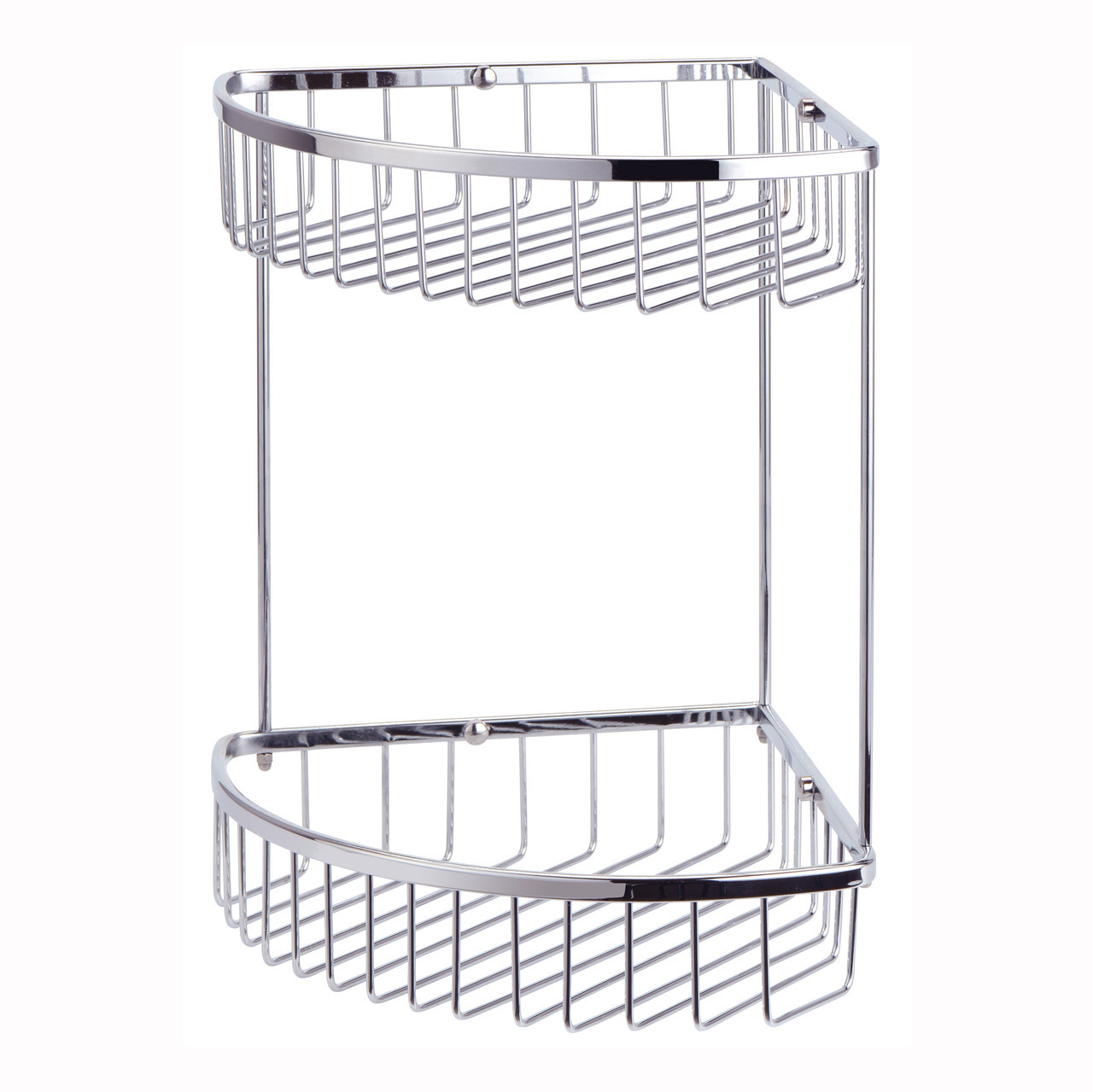 Полиця для ванної Besser KM-8510D кутова 25.5*21*27.5 см, фото 1