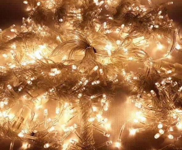 Гірлянда RD-7077 100LED 10м Теплий Білий новорічна світлодіодна вулична бахрома