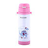 Термопляшка дитяча синя з нержавіючої сталі (550мл) з антиковзною накладкою Kamille KM-2086, фото 8