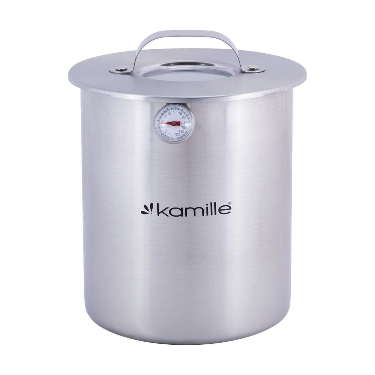 Ветчинница Kamille KM-6513 з нержавіючої сталі з термометром 2,5 л, фото 1