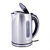 Чайник 1,7 л електричний Kamille KM-1721 з нержавіючої сталі, фото 5