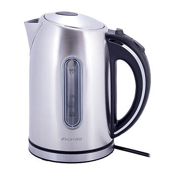 Чайник 1,7 л електричний Kamille KM-1721 з нержавіючої сталі