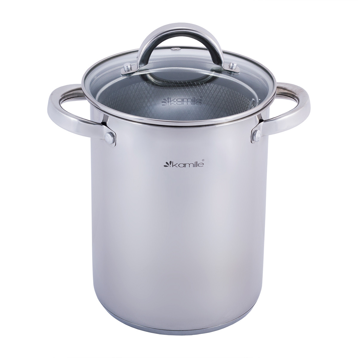 Каструля для спаржі Kamille KM-5850 4л Ø16*21см з нержавіючої сталі