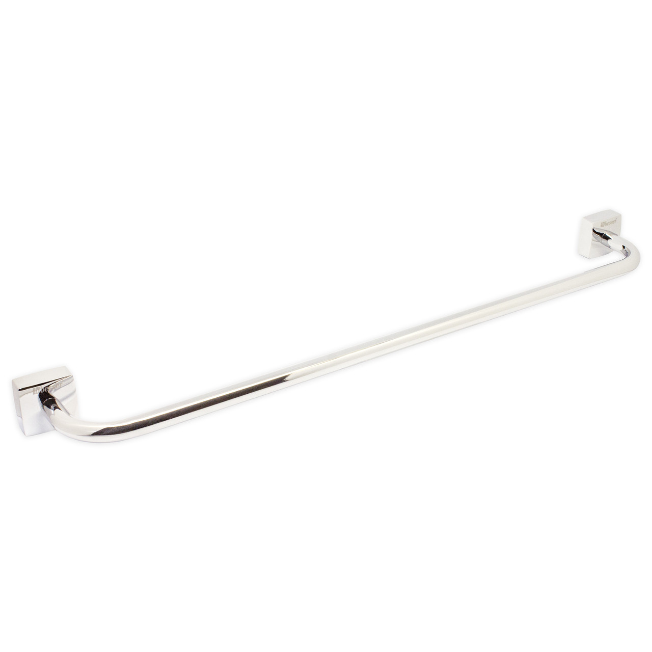 Тримач для рушників із нержавіючої хромованої сталі з латунним кріпленням 62.5х8.5х4.5см Besser KM-8800, фото 1