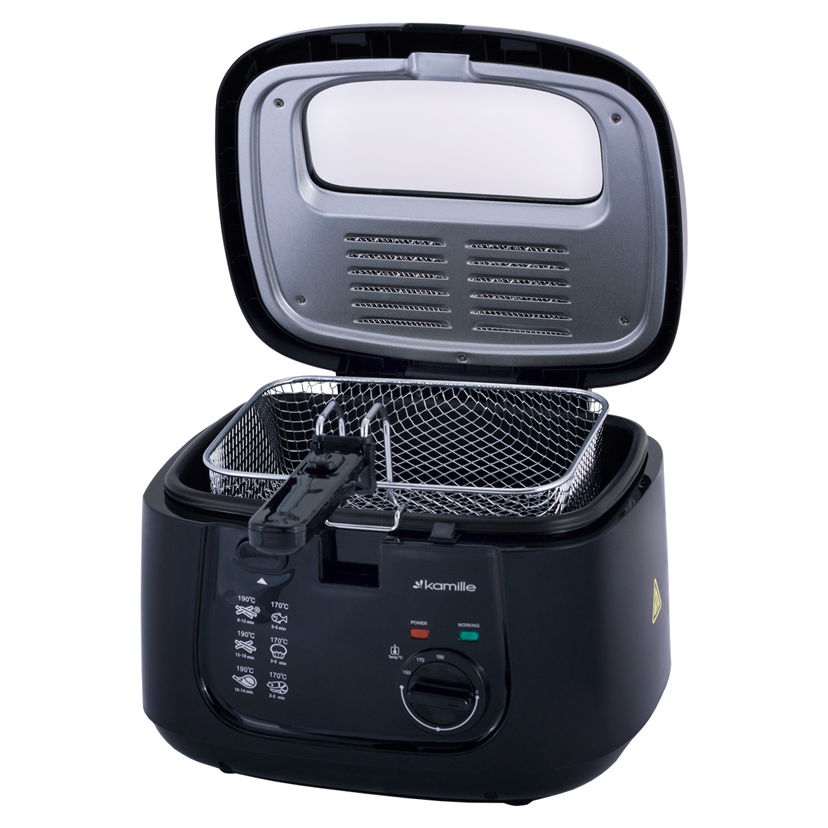Фритюрниця електрична Kamille KM-6810 1800W 2.5 л