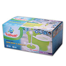 Швабра та відро з віджимом пластикове Valsar KM-0041 (15х17х45 см) Ofenbach KM 41