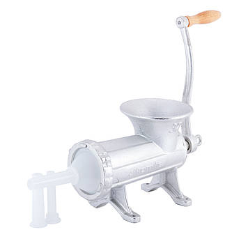 М'ясорубка ручна Kamille KM-6527 чавунна з 3мя насадками 31х15х20,5см