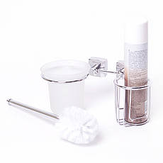 Єрш для унітазу з підставкою та кошиком для освіжувача повітря Besser KM-8813A