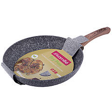 Сковорода з антипригарним покриттям PTFE з алюмінію для індукції та газу (28 см) Kamille KM-4163