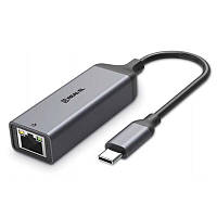 Адаптер REAL-EL CE-150 USB Type-C-RJ45 Black