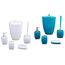 Набір акрилових аксесуарів для ванної 5 предметів Besser KM-8012