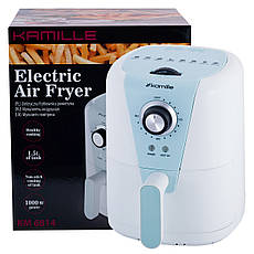 Фритюрниця електрична 1000W 1.5л Kamille KM-6814