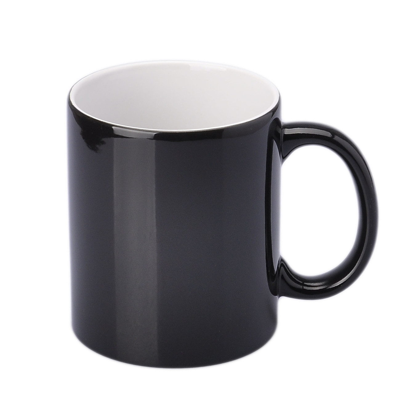 Чашка для сублімації хамелеон ГЛЯНЕЦ 330 мл (чорний)