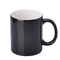 Чашка для сублимации хамелеон ГЛЯНЕЦ 330 мл (черный)