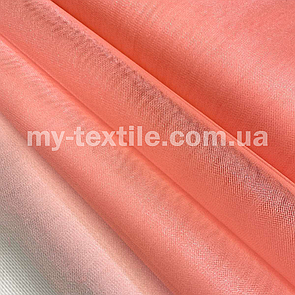 Тканина фатин м'який (Kristal Tul) Персиковий рожевий