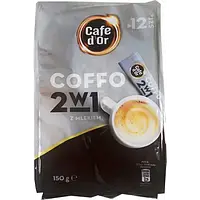 Кофе растворимый 2 в 1 без сахара Coffo Cafe d'Or 150 г (12 стиков)