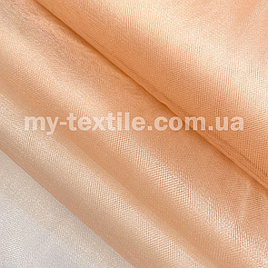 Тканина фатин м'який (Kristal Tul) Світлий Персик