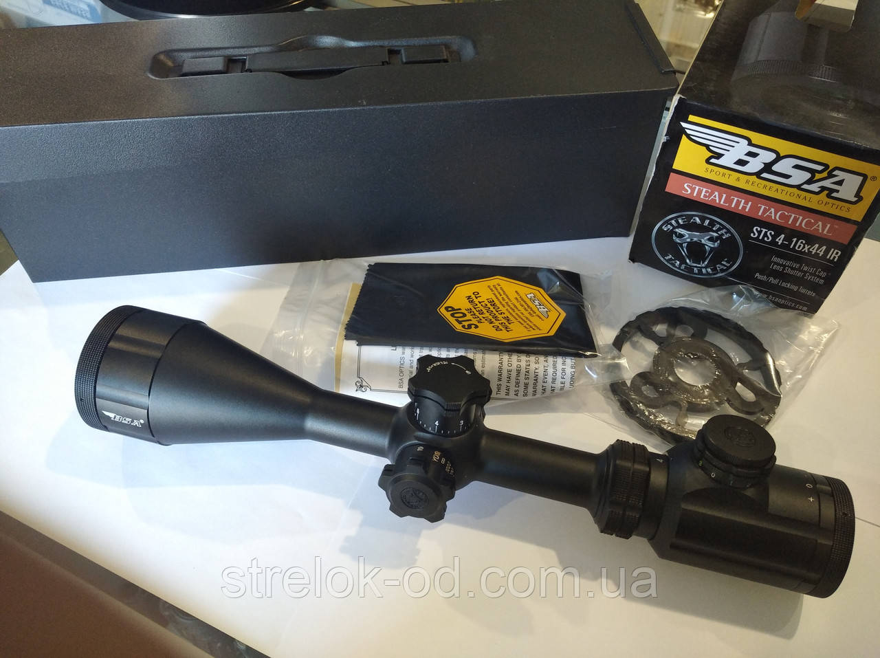 Приціл оптичний BSA Stealth tactical STS 4-16x44 IR STS416X44IR