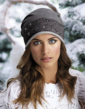 Жіноча демісезонна модна молодіжна шапка Elena Willi.