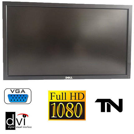 Монітор A-клас Dell P2411 / 24" (1920x1080) TN / DVI, VGA, USB / в комплектації немає підставки (ніжки), фото 2