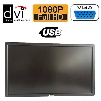 Монітор A-клас Dell P2412 / 24" (1920x1080) TN+film / DVI, VGA, USB / в комплектації немає підставки (ніжки), фото 2