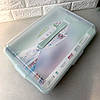 Прямокутна пластикова тортовниця з кришкою 44 х 30 х 9,5 см з засувками, фото 3