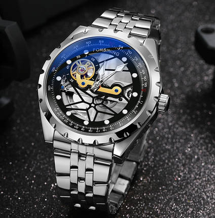 Чоловічі наручні годинники механічні Forsining Scorpio, фото 2